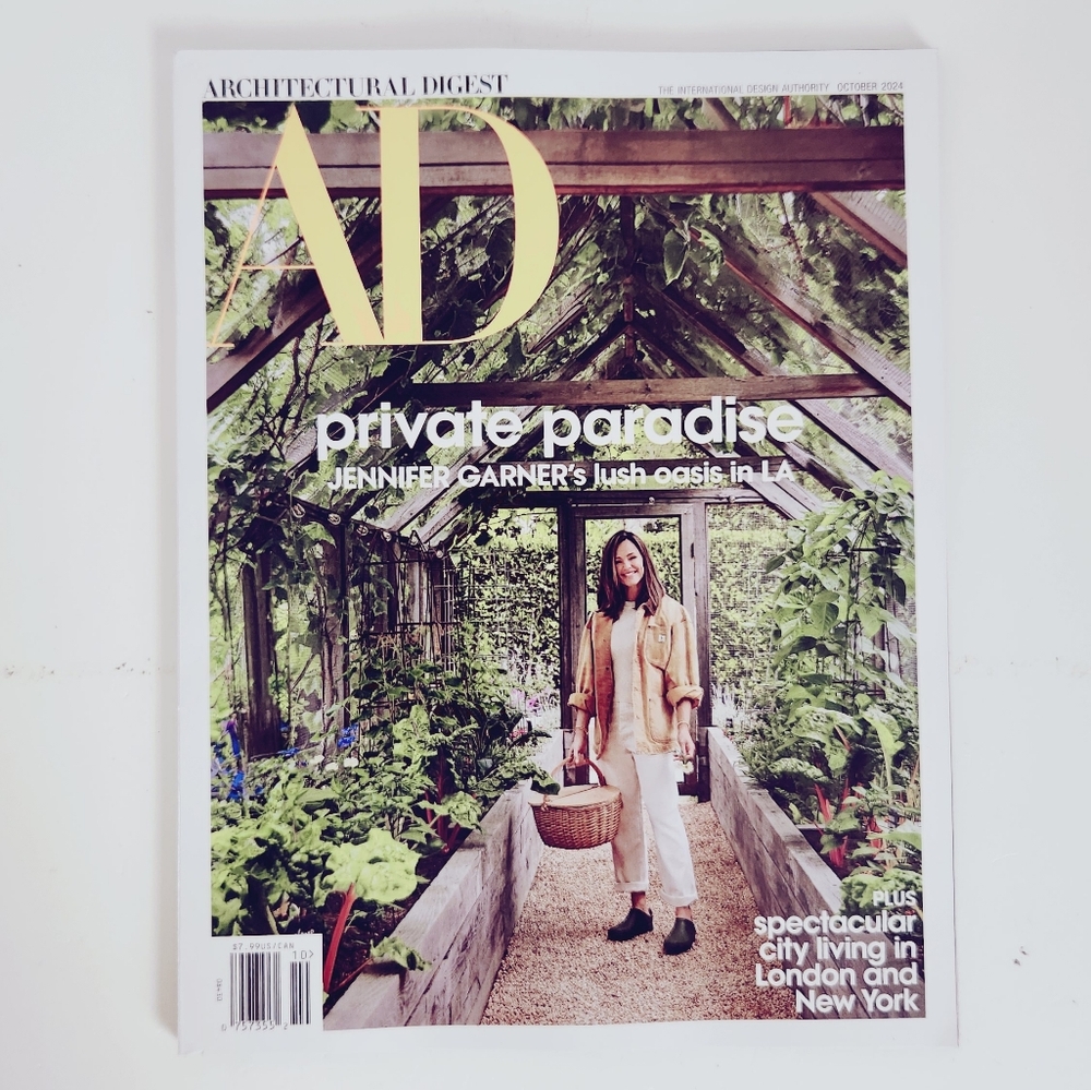 🍭7/$15 Architectural Digest Magazine October 2024 Jennifer Garner